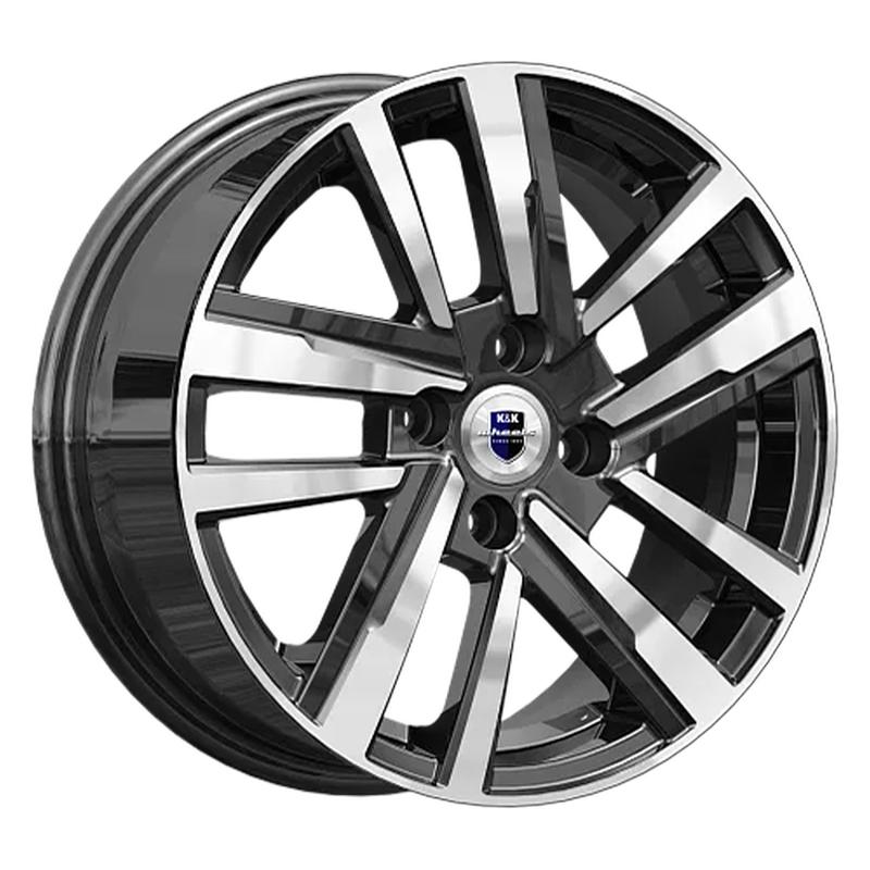 K&K KC1034-mb Хант Алмаз чёрный / Чёрный с алмазной проточкой