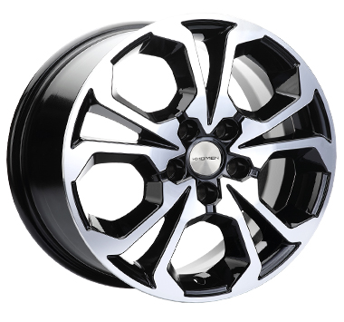 Khomen Wheels KHW1711 (Haval/Honda) Black-FP