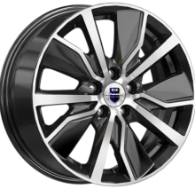 KC961-mb Гамбит Алмаз чёрный / Чёрный с алмазной проточкой