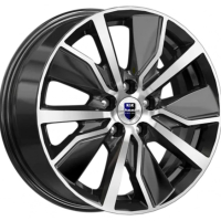 KC961-mb Гамбит Алмаз чёрный / Чёрный с алмазной проточкой