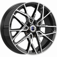 KC1044-mb Вудроф Алмаз чёрный / Чёрный с алмазной проточкой