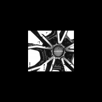 Khomen Wheels KHW1907 (Exeed RX) Black-FP