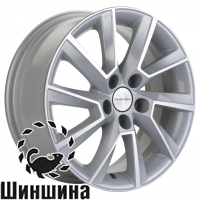 Khomen Wheels KHW1604 (Aveo) F-Silver-FP
