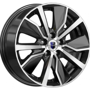 KC961-mb Гамбит Алмаз чёрный / Чёрный с алмазной проточкой