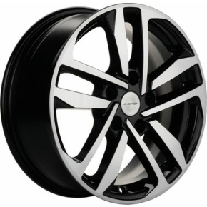 Khomen Wheels KHW1612 (Fluence/Juke) Black-FP
