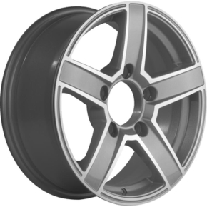Khomen Wheels KHW1614 (Niva 4x4 Bronto) F-Silver-FP