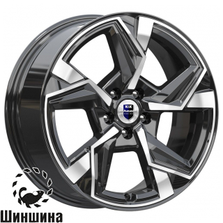 KC1012-mb Кайан Алмаз чёрный / Чёрный с алмазной проточкой