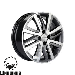 Khomen Wheels KHW1609 (Vesta/Largus) Gray-FP