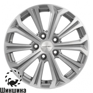 Khomen Wheels KHW1610 (Fluence/Juke) Gray-FP
