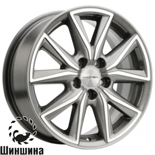 Khomen Wheels KHW1706 (Jac/Москвич 3) Gray-FP