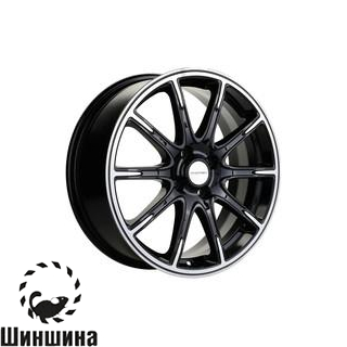 Khomen Wheels KHW1707 (Lada Vesta Cross) Black-FP