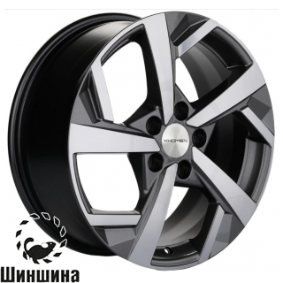 Khomen Wheels KHW1712 (Karoq/Octavia/Passat/Tiguan) Gray-FP