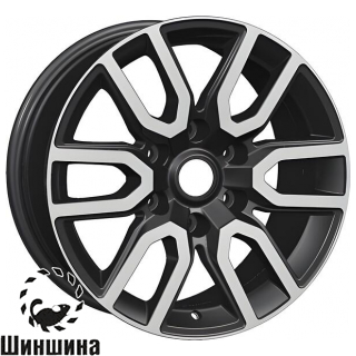 Khomen Wheels KHW1723 (L200) Black-FP