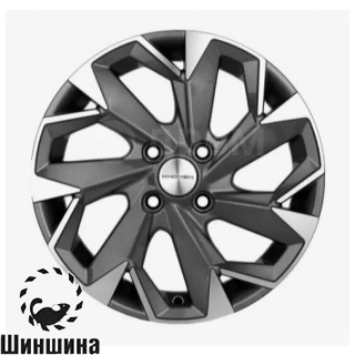 Khomen Wheels KHW1508 (Cobalt) Gray-FP