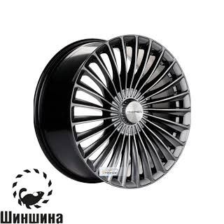Khomen Wheels KHW2008 (Mercedes Rear) Dark Chrome